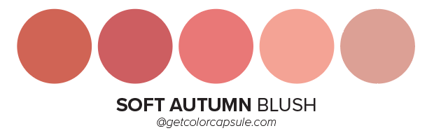 Soft Autumn Blush Color Makeup